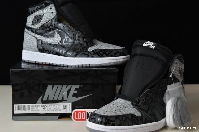 Kicked Out Shoe Store Rebellionaire Jordan Air High 1 555088-036 OG 0729